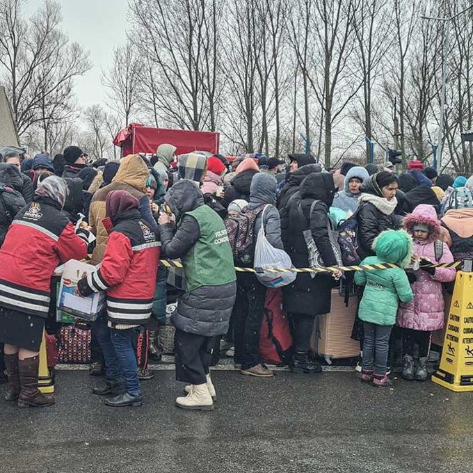 Grenze zu Moldau - Ukrainekrieg - Concordia sozialprojekte