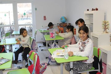 Children learning in Casa Austria - Concordia Social Projects