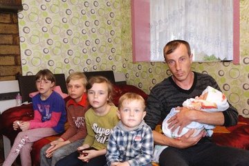Rodica und ihre Familie in Moldau
